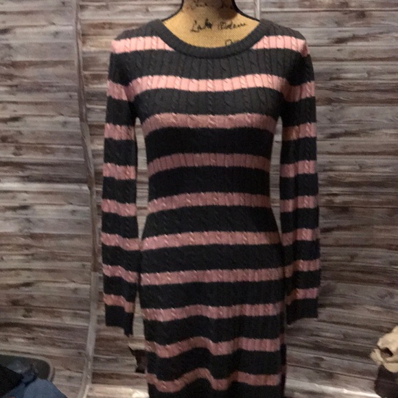 derek heart sweater dress